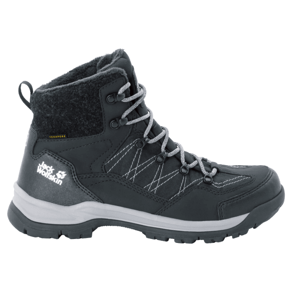 Jack Wolfskin Sıcak Siyah-gri Erkek Cold Bay Texapore Mid