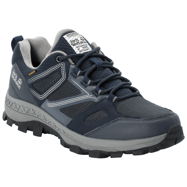 Koyu Mavi-gri Jack Wolfskin Erkek Downhill Texapore Low Koleksiyonu