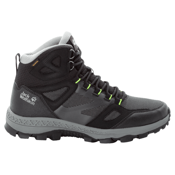 Siyah-Gri Erkek Downhill Texapore Mid Jack Wolfskin Origins
